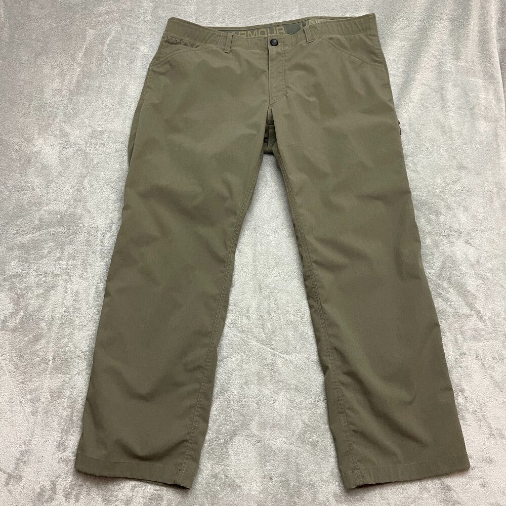 UNDER ARMOUR STORM 1 RIPSTOP TACTICAL PANTS TAN MENS 42X32